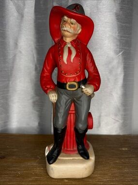 Vintage Ceramic Fireman 12.5” Hand Painted 1987 on Mike’s Mold Collectible